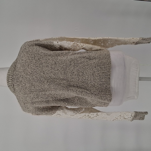 SEE BY CHLOE Women’s Lace Pullover Sweater Milk Color Size Medium - Picture 7 of 13